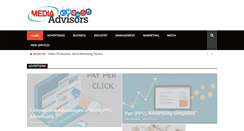 Desktop Screenshot of media-advisors.com