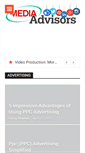 Mobile Screenshot of media-advisors.com